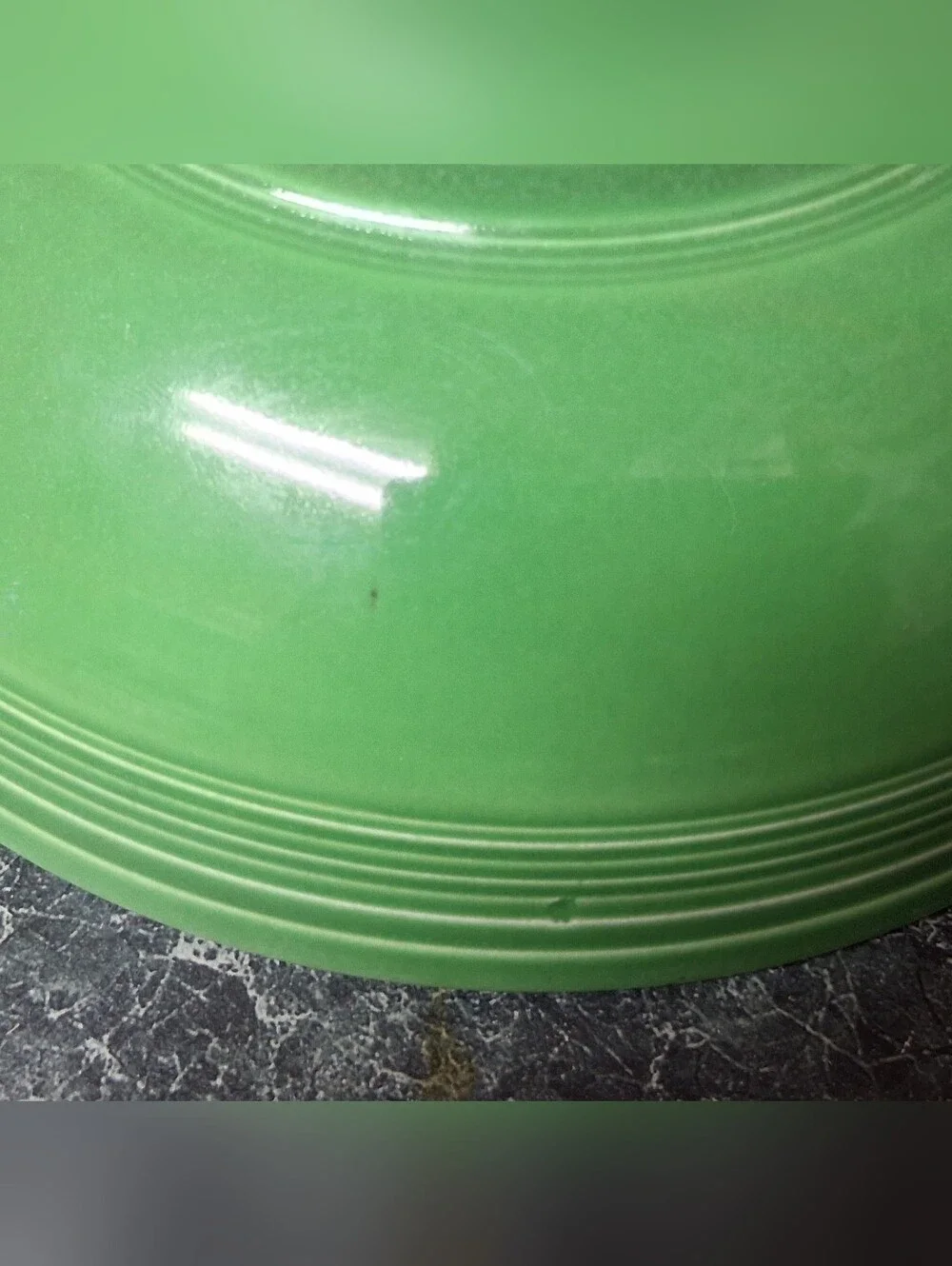 Vintage Fiestaware Homer Laughlin  Green Salad Serving Bowl 7.5